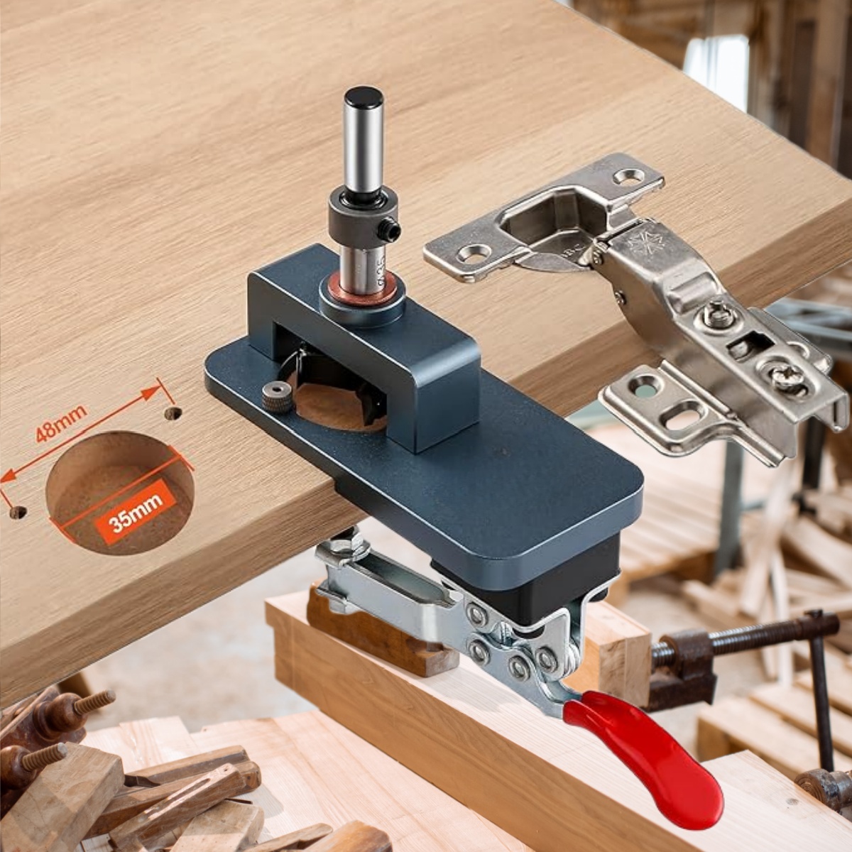 Furniture Hardware Fitting - Szablon do zawiasów 35 mm -