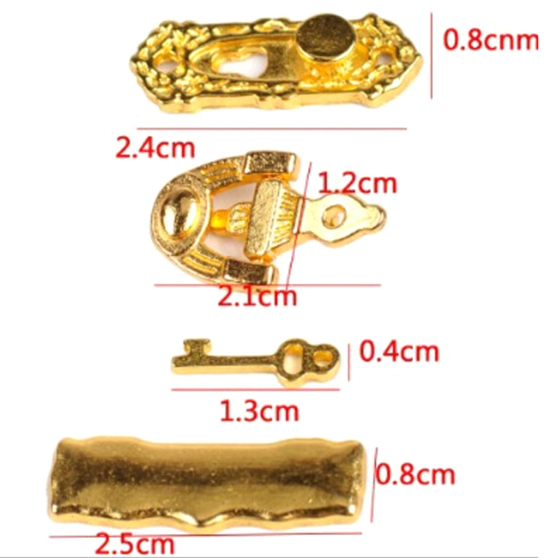 1:12 4-częściowy zestaw metalo – Furniture Hardware Fitting recenzja i cena
